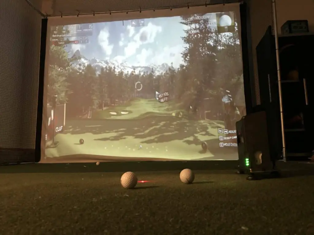 SkyTrak Golf Simulator Setup